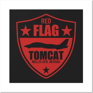 F-14 Tomcat Red Flag Patch Posters and Art